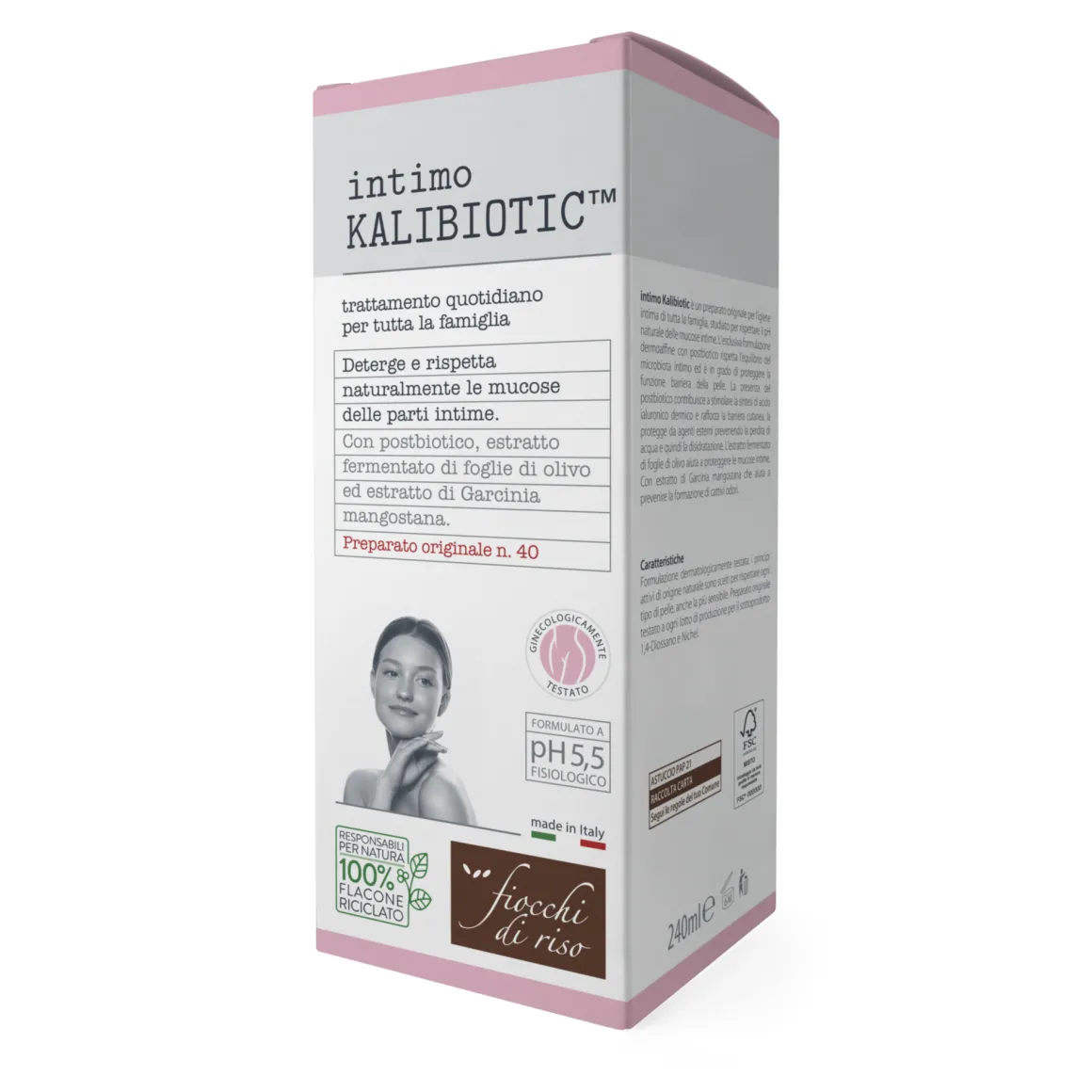 Fiocchi di riso intimo kalibiotic ph 5.5 240 ml