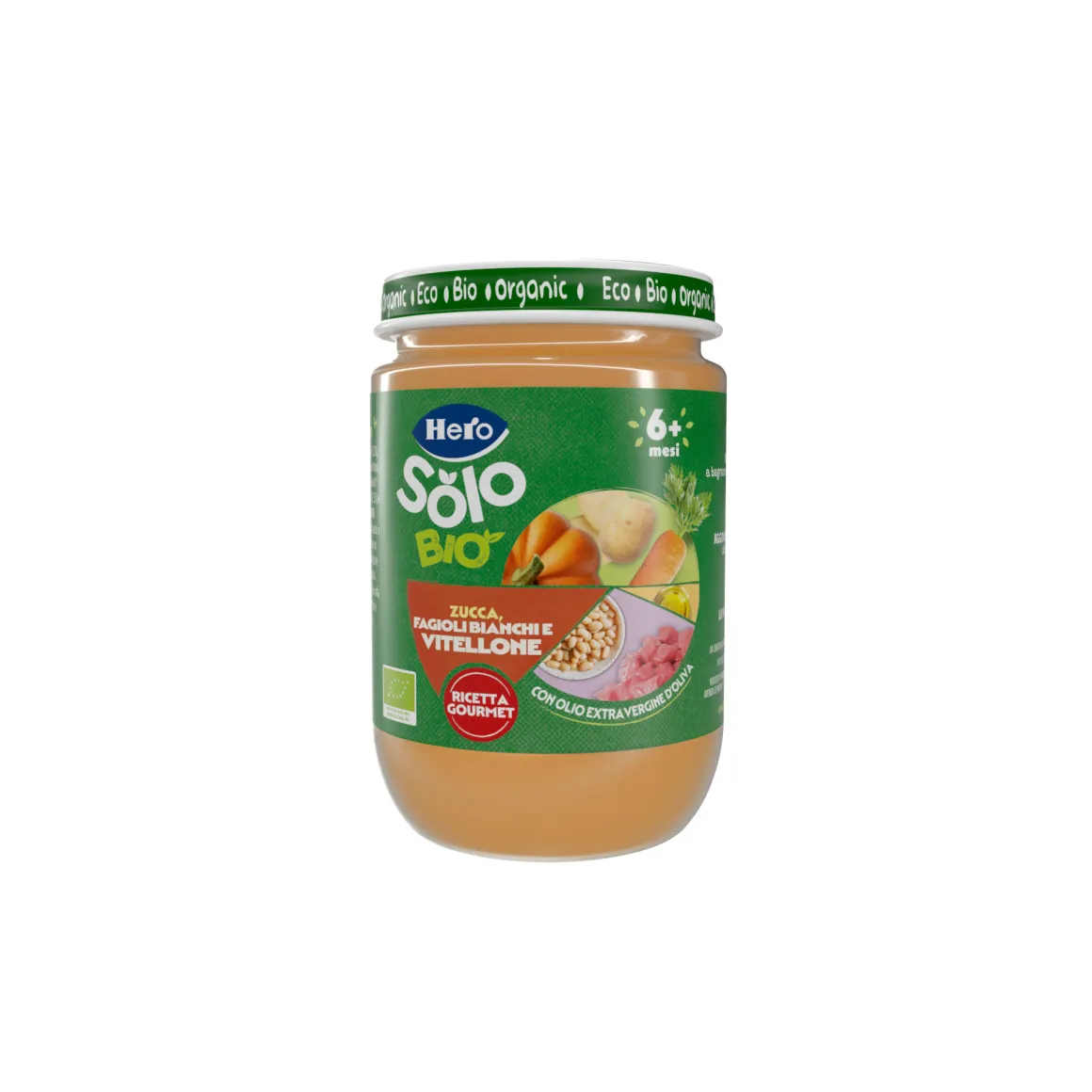 Hero solo omogeneizzato verdure vitellone 190 gr