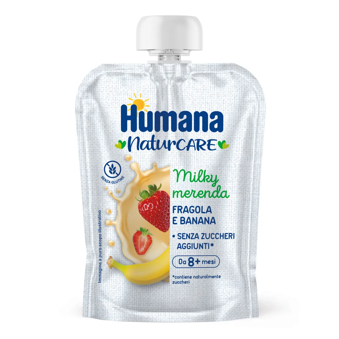 Humana milkymerenda fragola e banana 100 gr