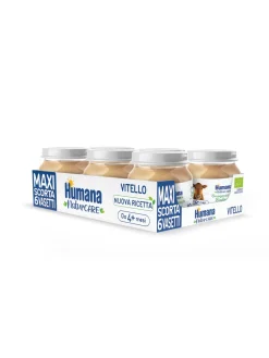 Humana omogeneizzato vitello biologico 6x80gr