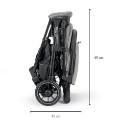 Inglesina passeggino now colore snap grey