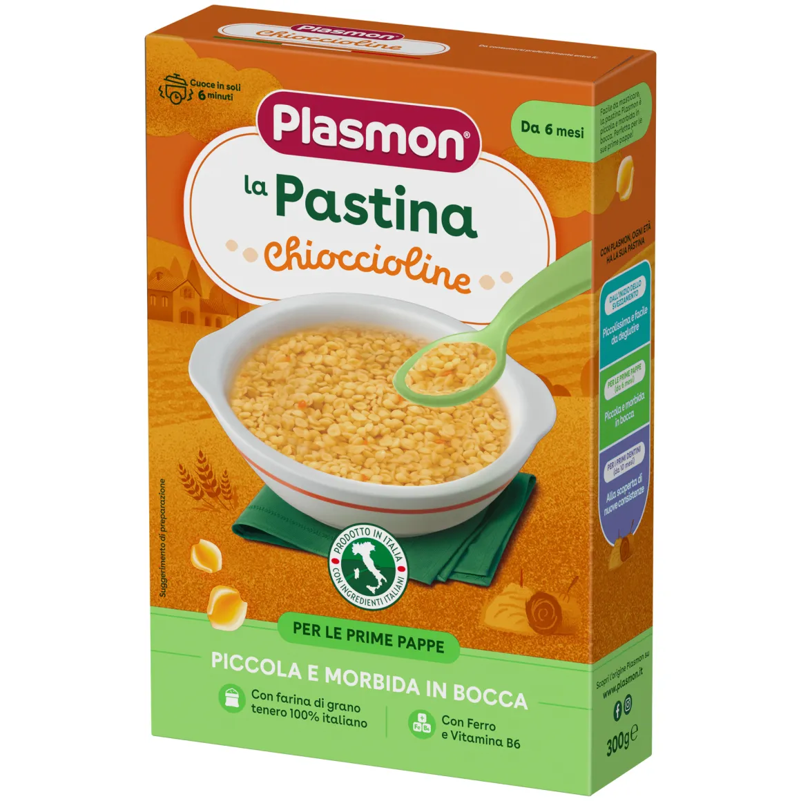 La pastina chioccioline 6m+ 300 gr – plasmon