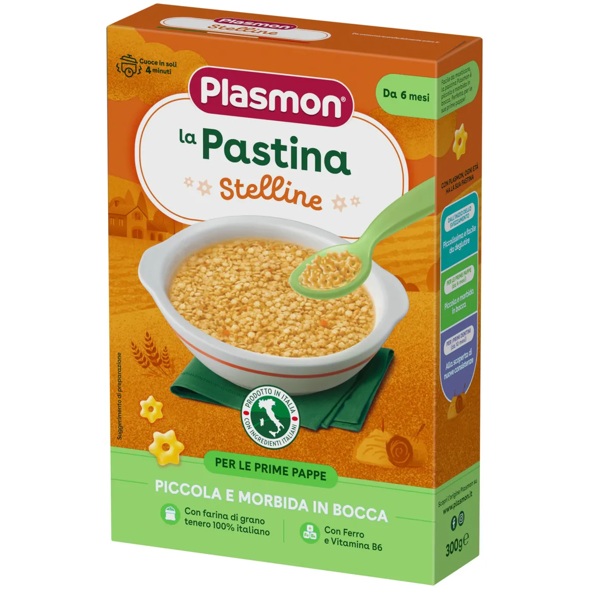 La pastina stelline 6m+ 300 gr – plasmon