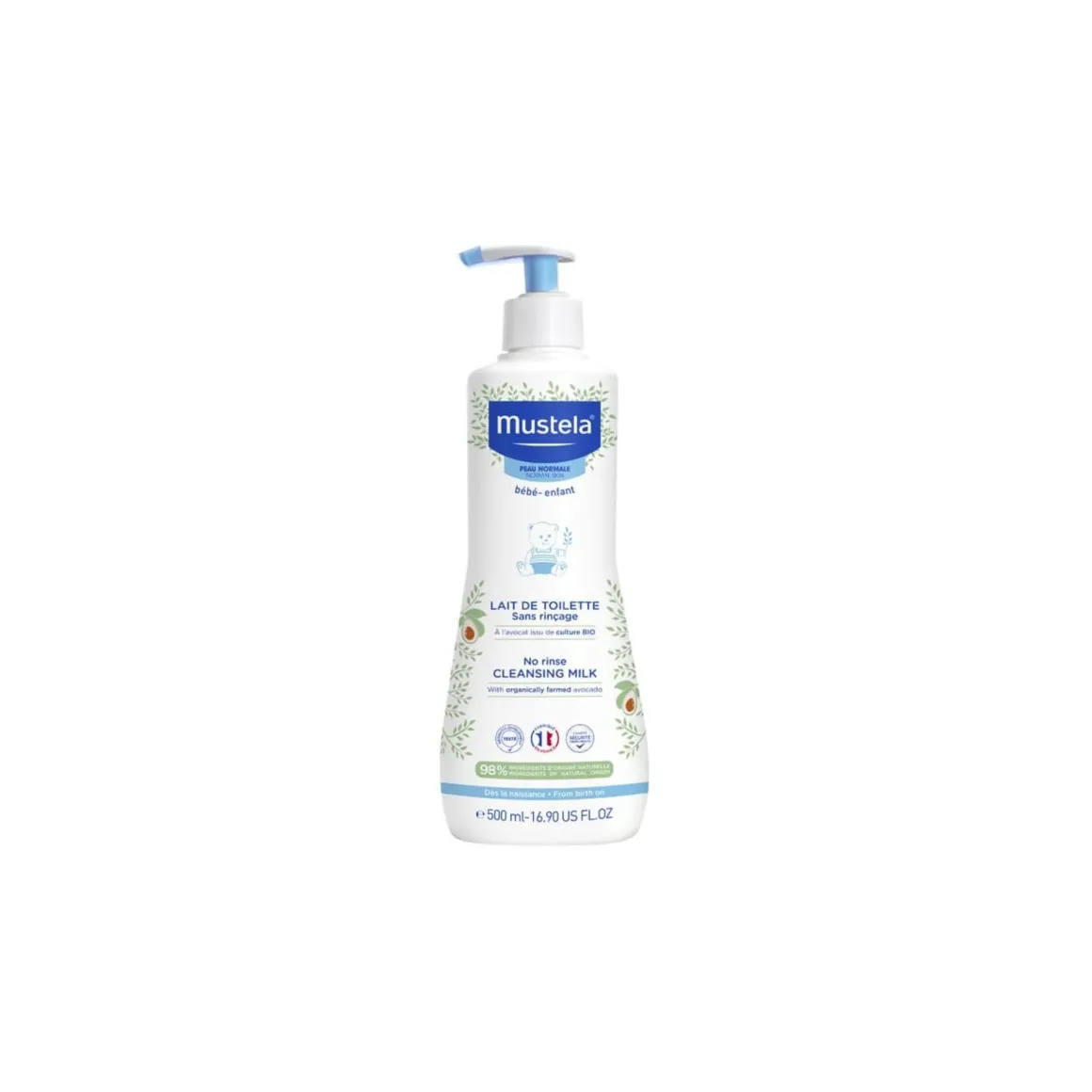 Latte di toilette senza risciacquo 500 ml