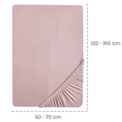 Lenzuolo con angoli 70×140 pink – roba