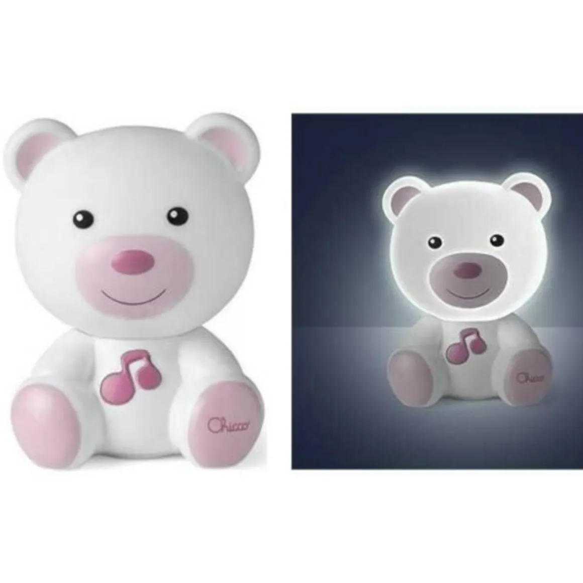 Luce notturna orsetto dreamlight rosa – chicco