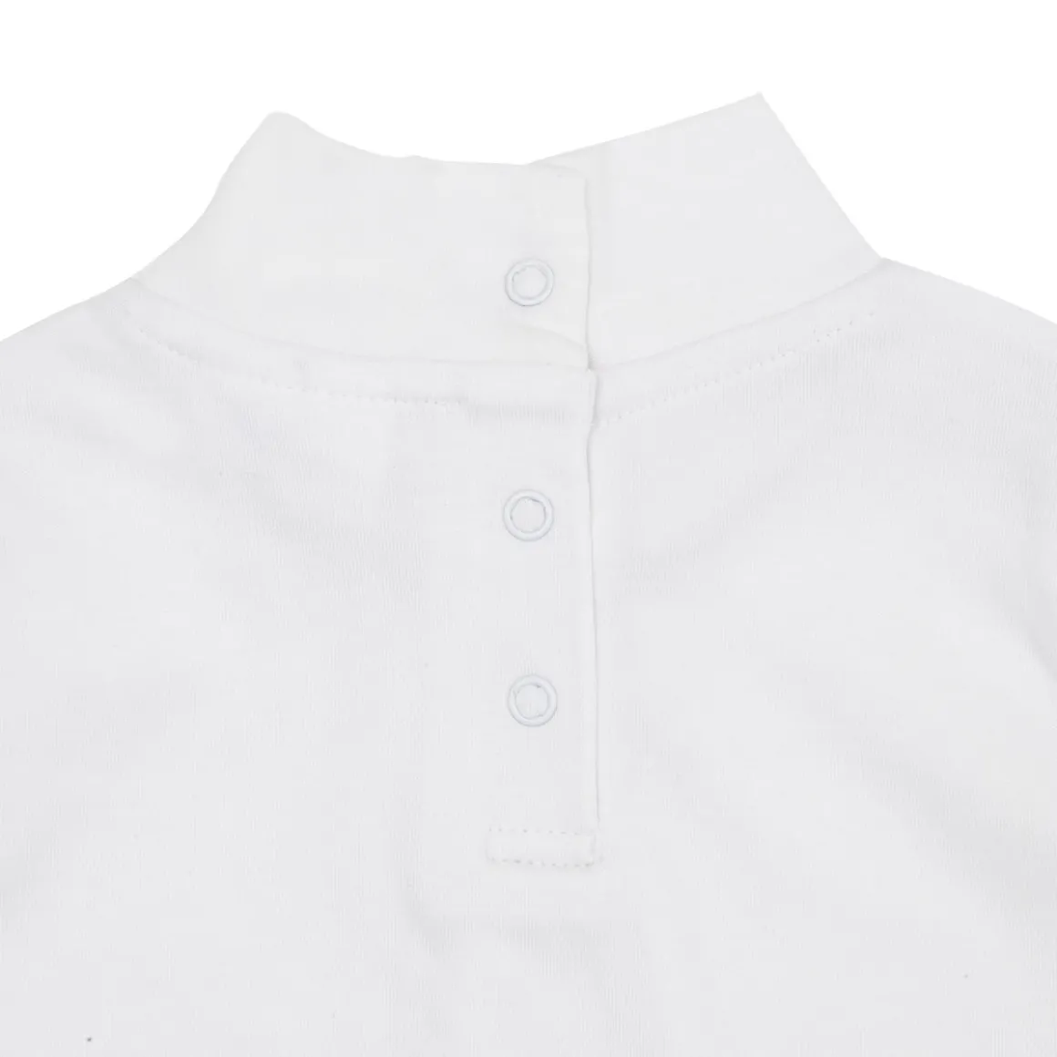 Lupetto maniche lunghe bimba bianco