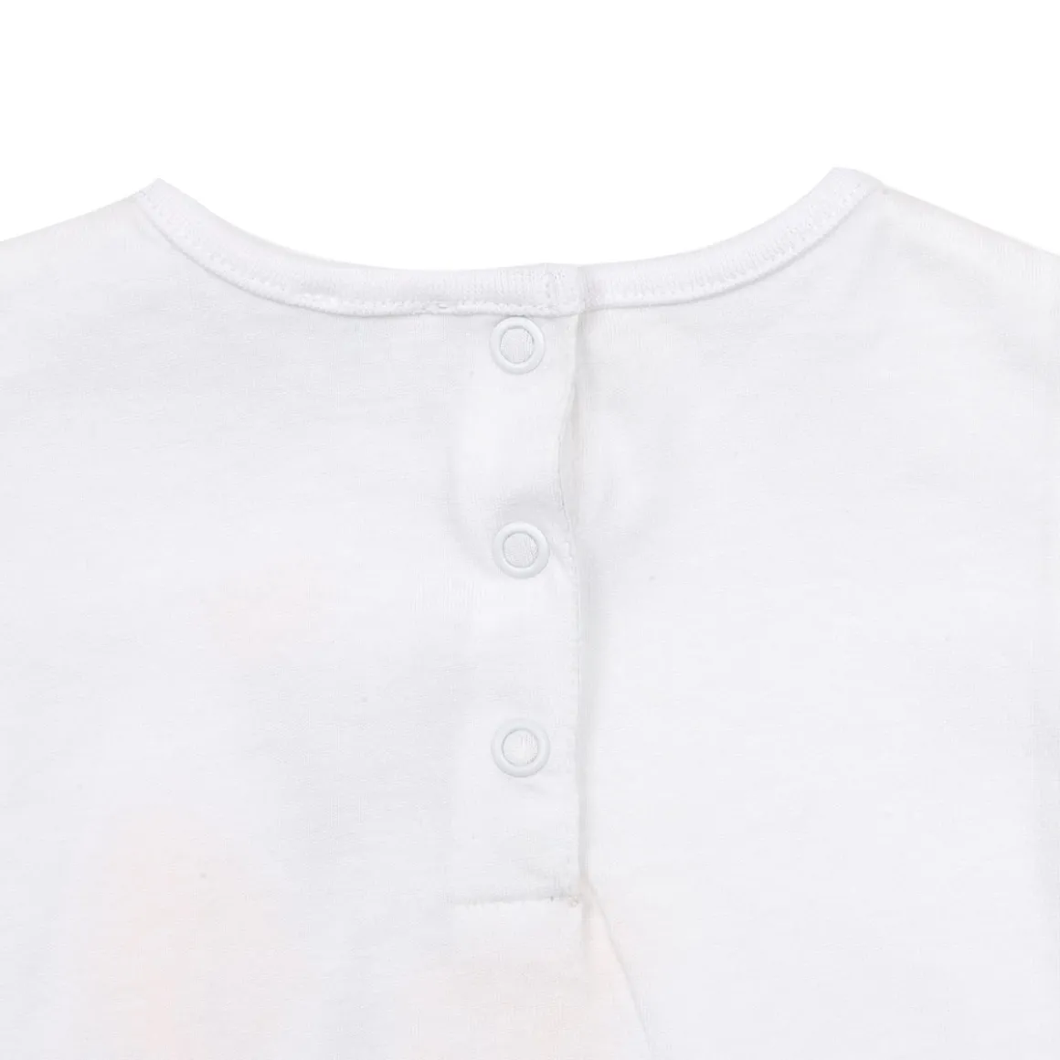 Maglia manica lunga bimba bianca stampata