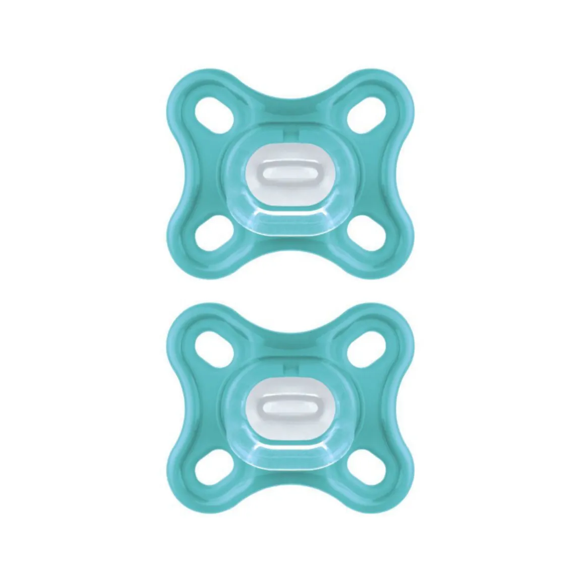 Mam 2 pz succhietti comfort 0-2m silicone, neutro