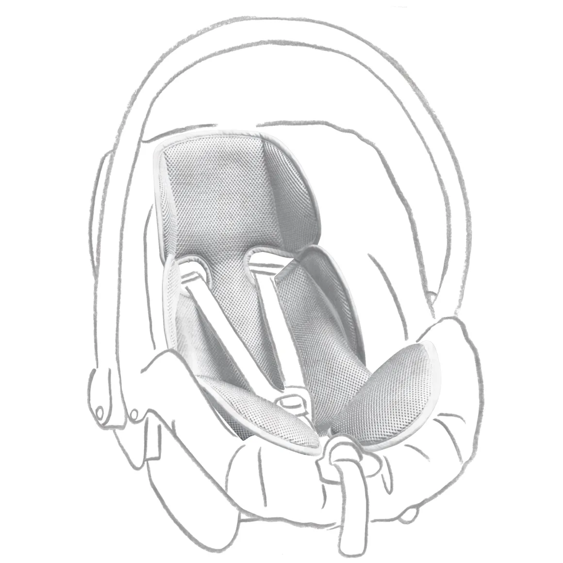 Materassino spugna neonato