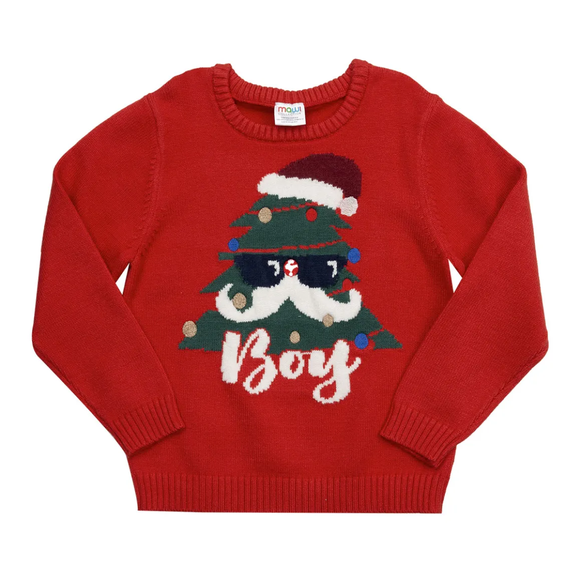 Mawi – maglia tricot family intarsio