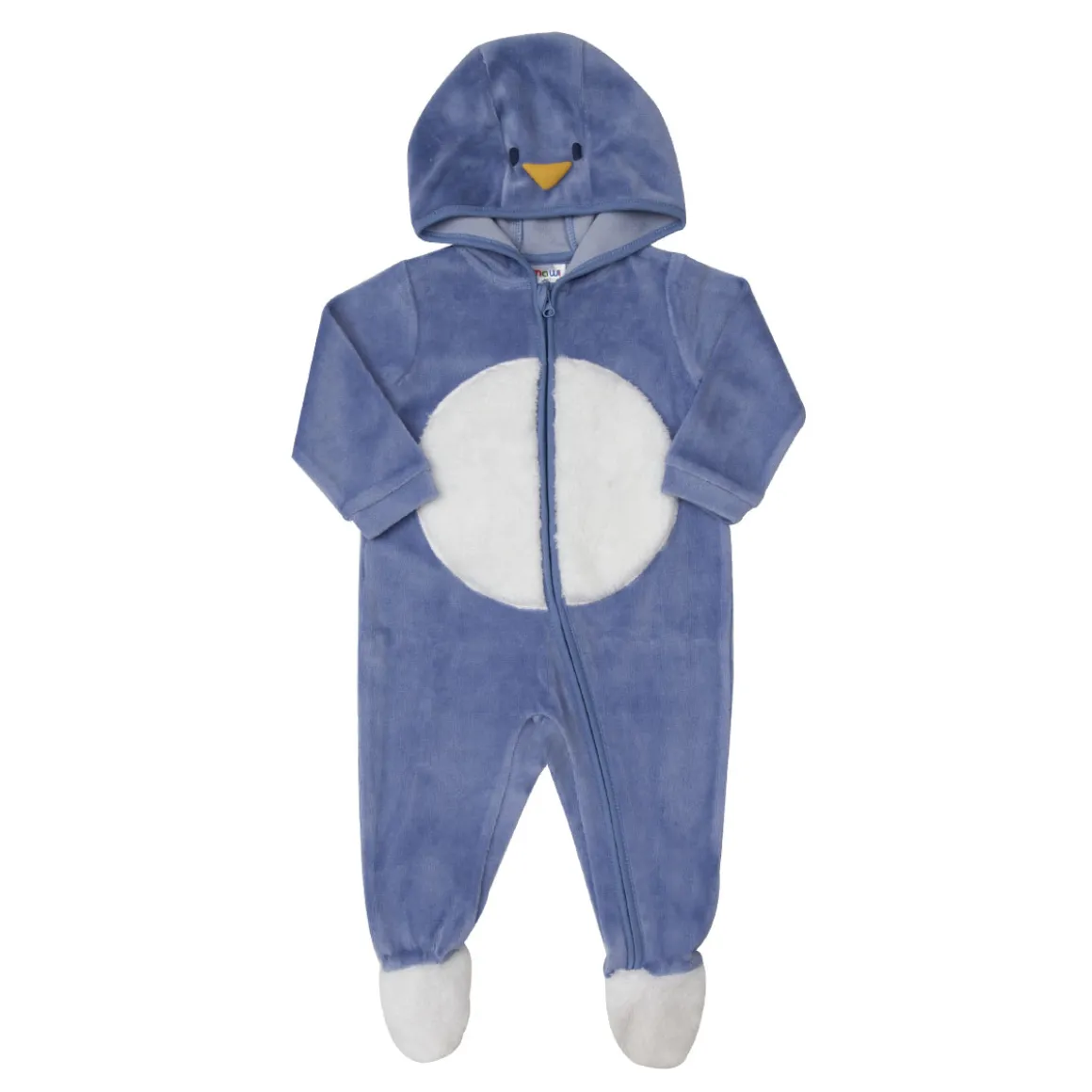 Mawi – tutina ciniglia cappuccio oeko-tex