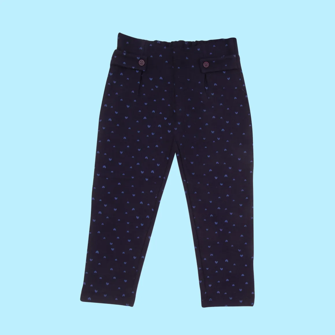 Mawi pantaloni felpa stampa cuori