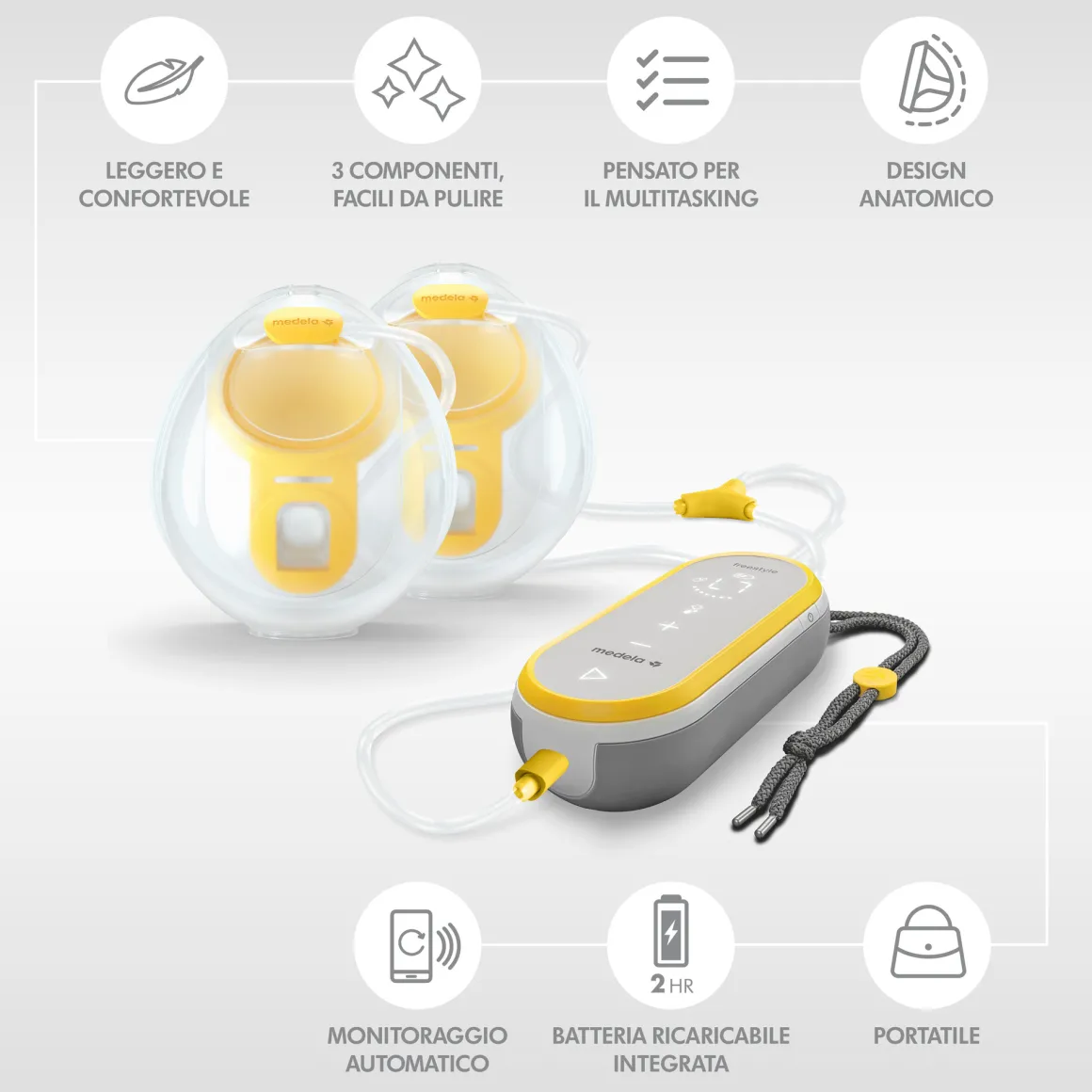 Medela- tiralatte freestyle hands-free