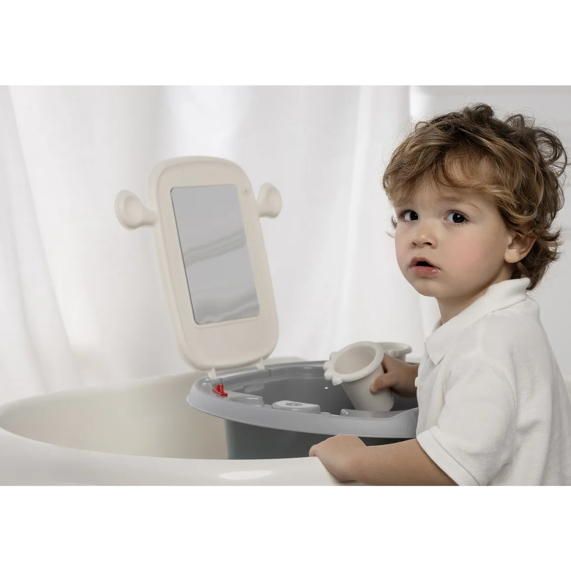 Mini lavandino space per bambini grigio monocolore – ok baby