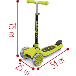 Monopattino 3 ruote deluxe – sun & sport