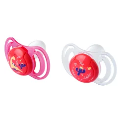 Neobaby succhietto anatomico silicone medio 6m+ rosa 2pz