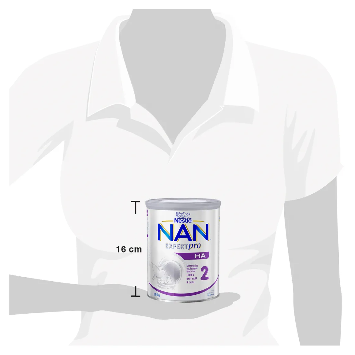 Nestle’ – nidina optipro 2 ha 800 gr
