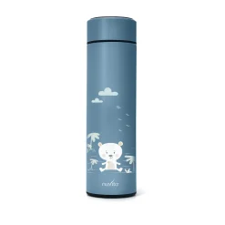 Nuvita borraccia termica 500ml con termometro led 4455 col. powder blue – nuvita