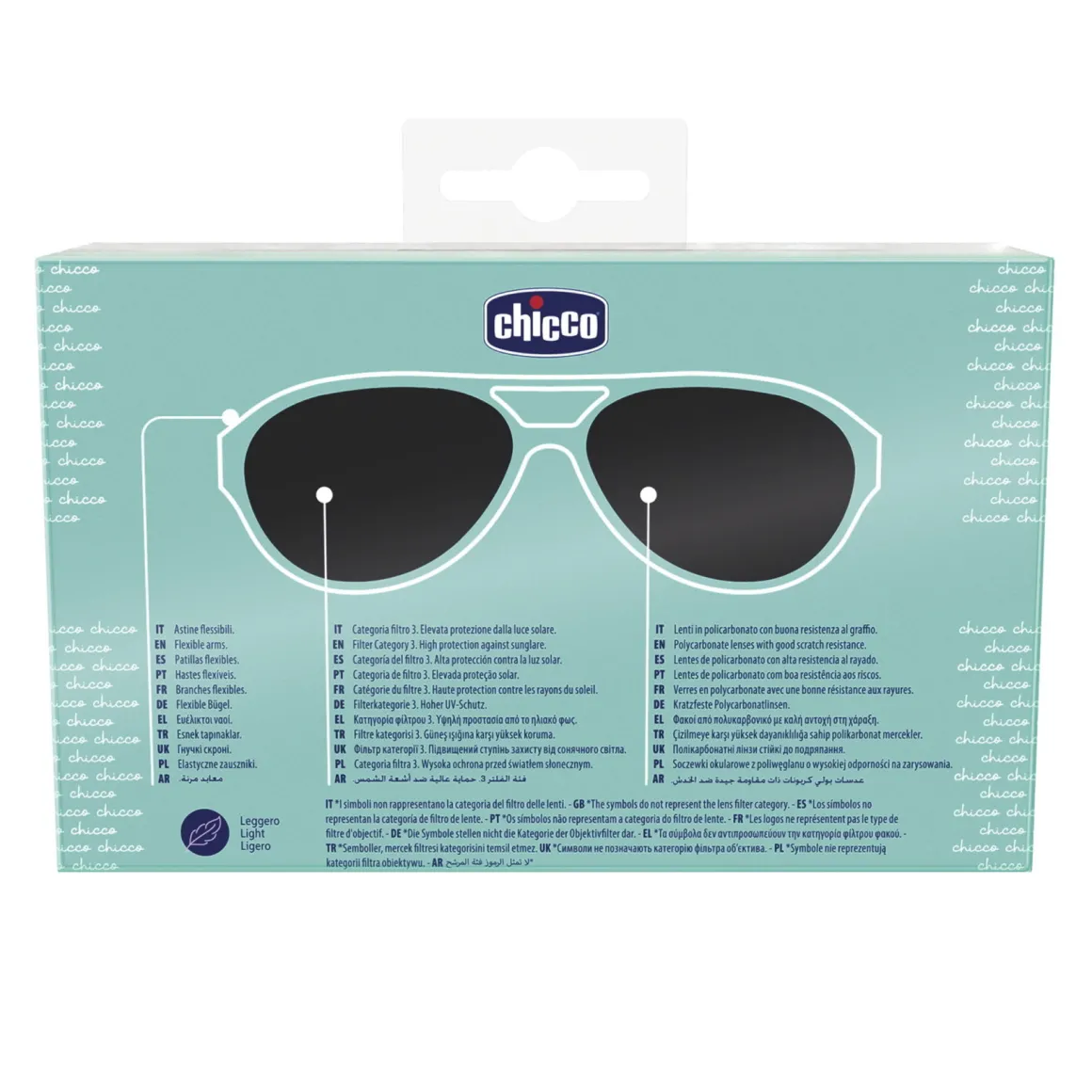 Occhiale da sole 36 m+ verde – chicco