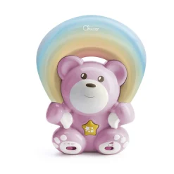 Orsetto arcobaleno rosa – morbido e colorato