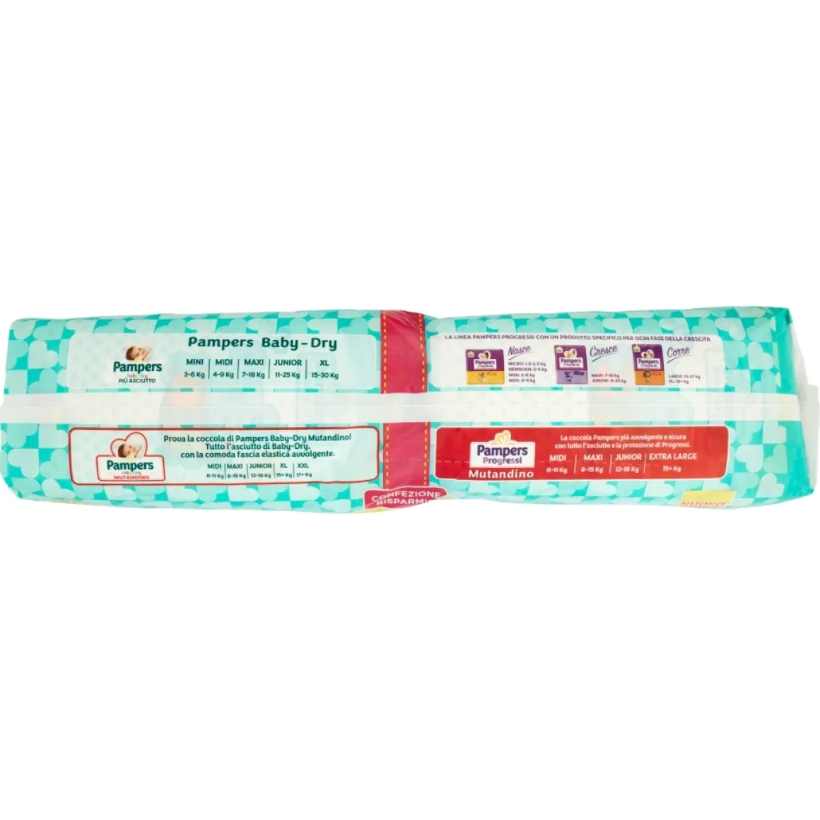 Pampers baby-dry tg.5 junior 11-25kg – 22+22 pz