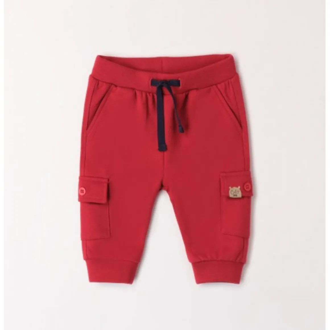 Pantalone felpa rosso con tasconi – dodipetto