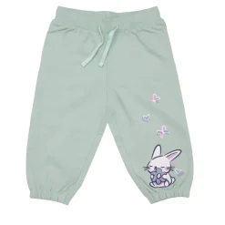 Pantalone felpato bimba verde