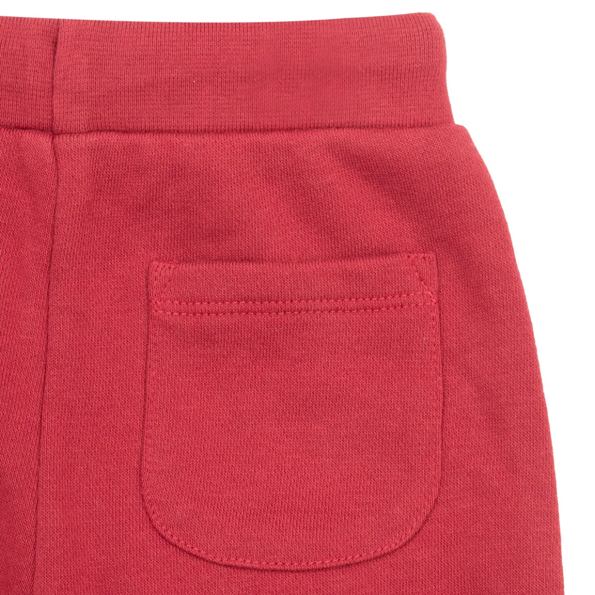 Pantalone french terry bimbo bordeaux