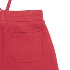 Pantalone french terry bimba rosso
