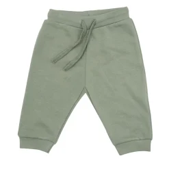 Pantalone french terry da bambino verde