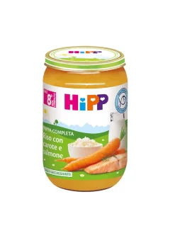 Pappa pronta riso, carote e salmone 220g