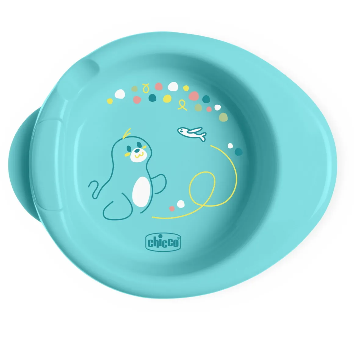 Piatto pappacalda 6m+ azzurro – chicco