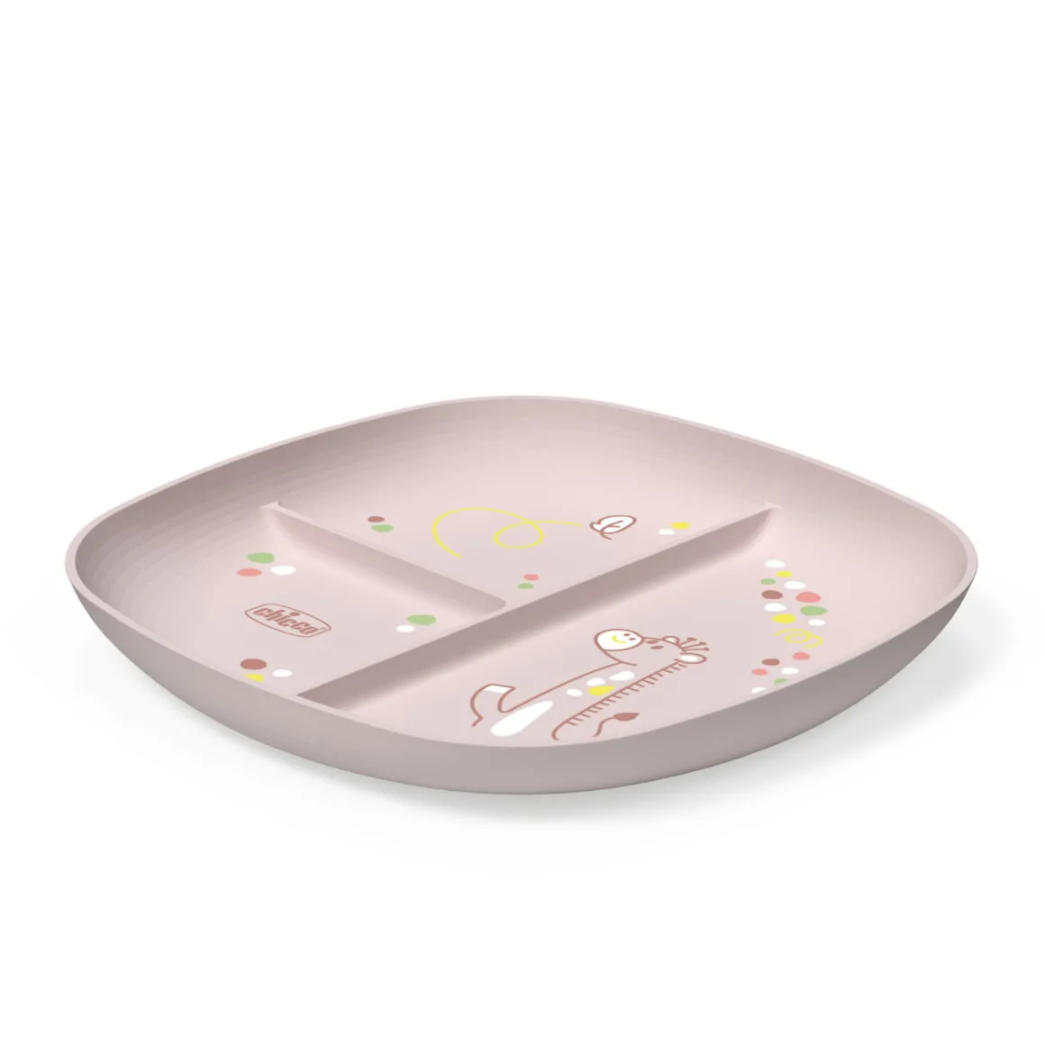 Piatto porzionato 18m+ rosa – chicco