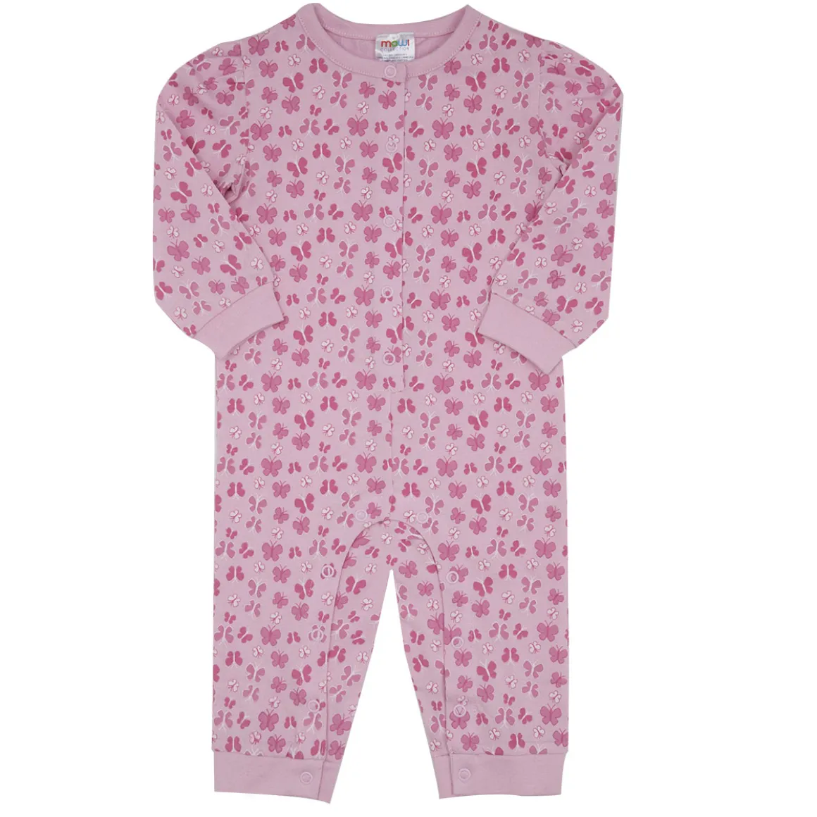 Pigiama intero bimba rosa stampato