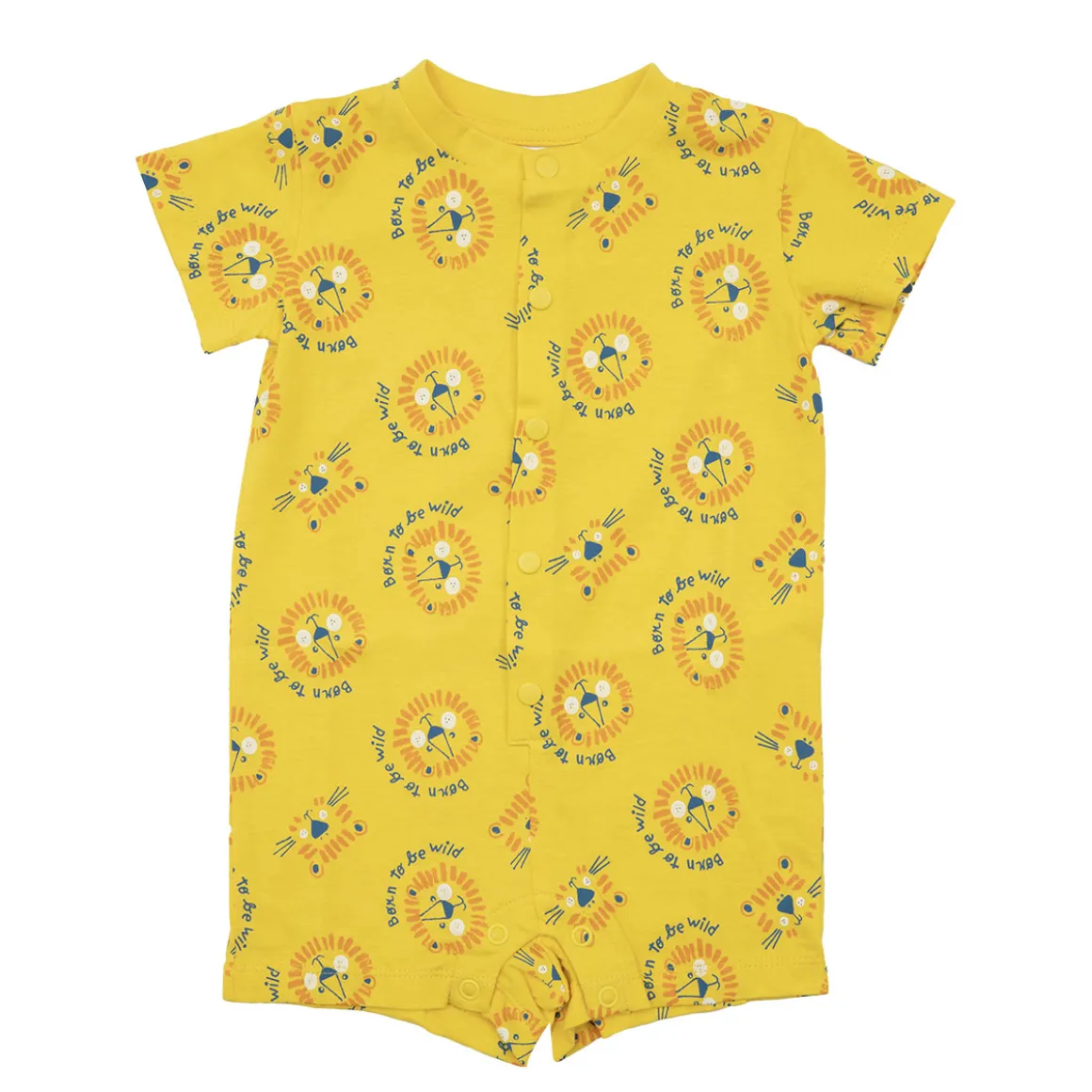 Pigiama mezza manica bimbo giallo