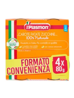 Plasmon – omo carote – patate – zucchine – 4x80g