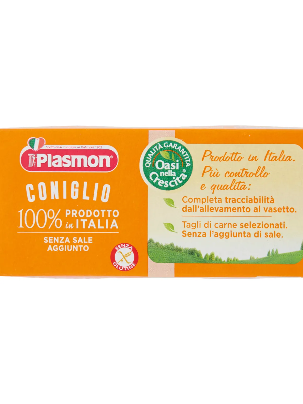 Plasmon – omogeneizzato coniglio – 2x80g