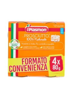 Plasmon – omogeneizzato prosciutto – 4x80g