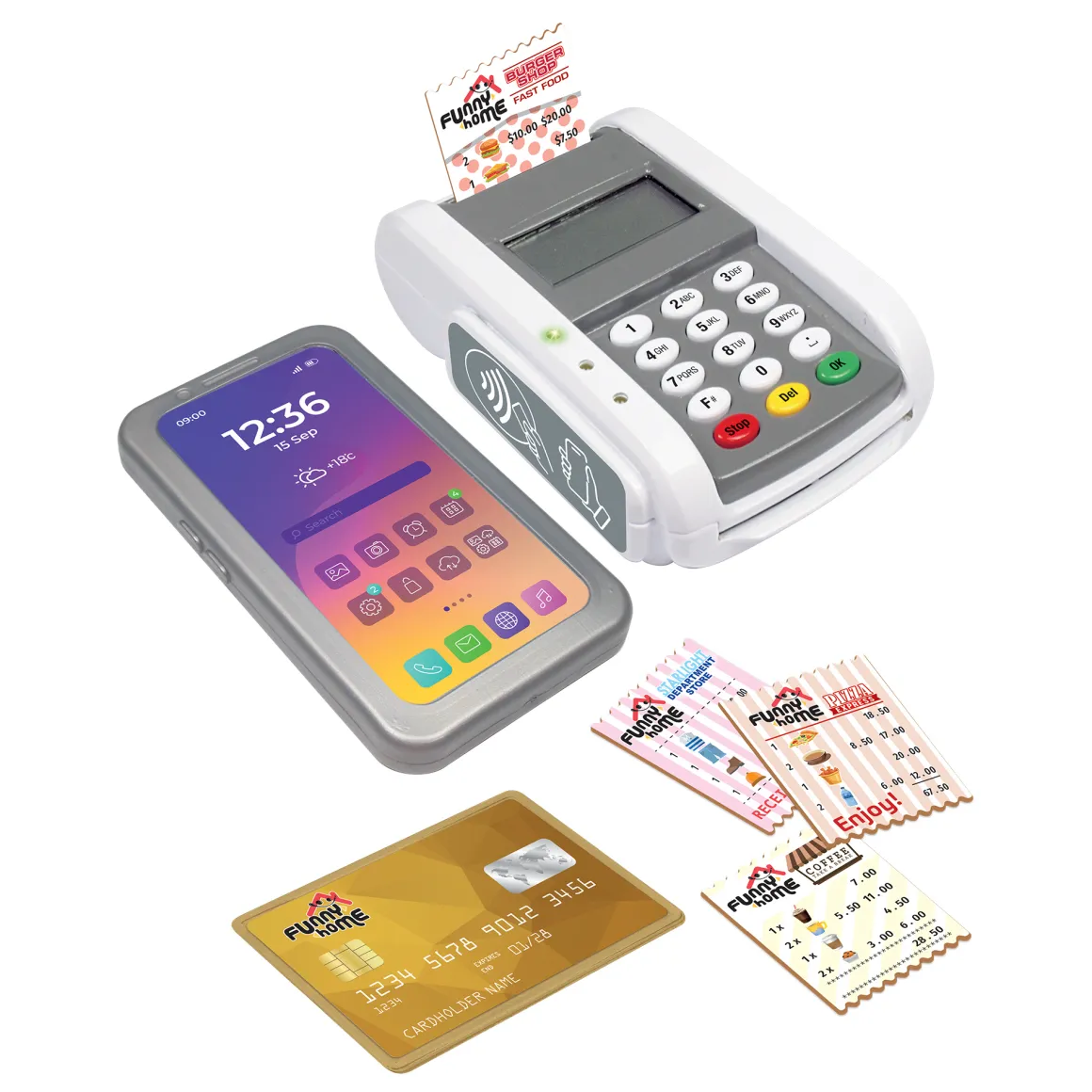 Pos elettronico con smartphone – funny home –3+