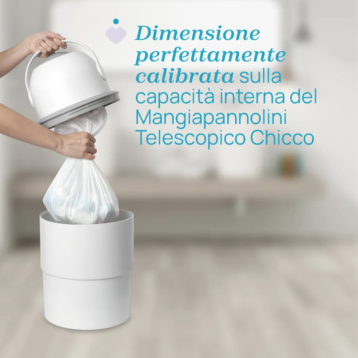 Sacchetti per pattumiera telescopica 15×3 – chicco