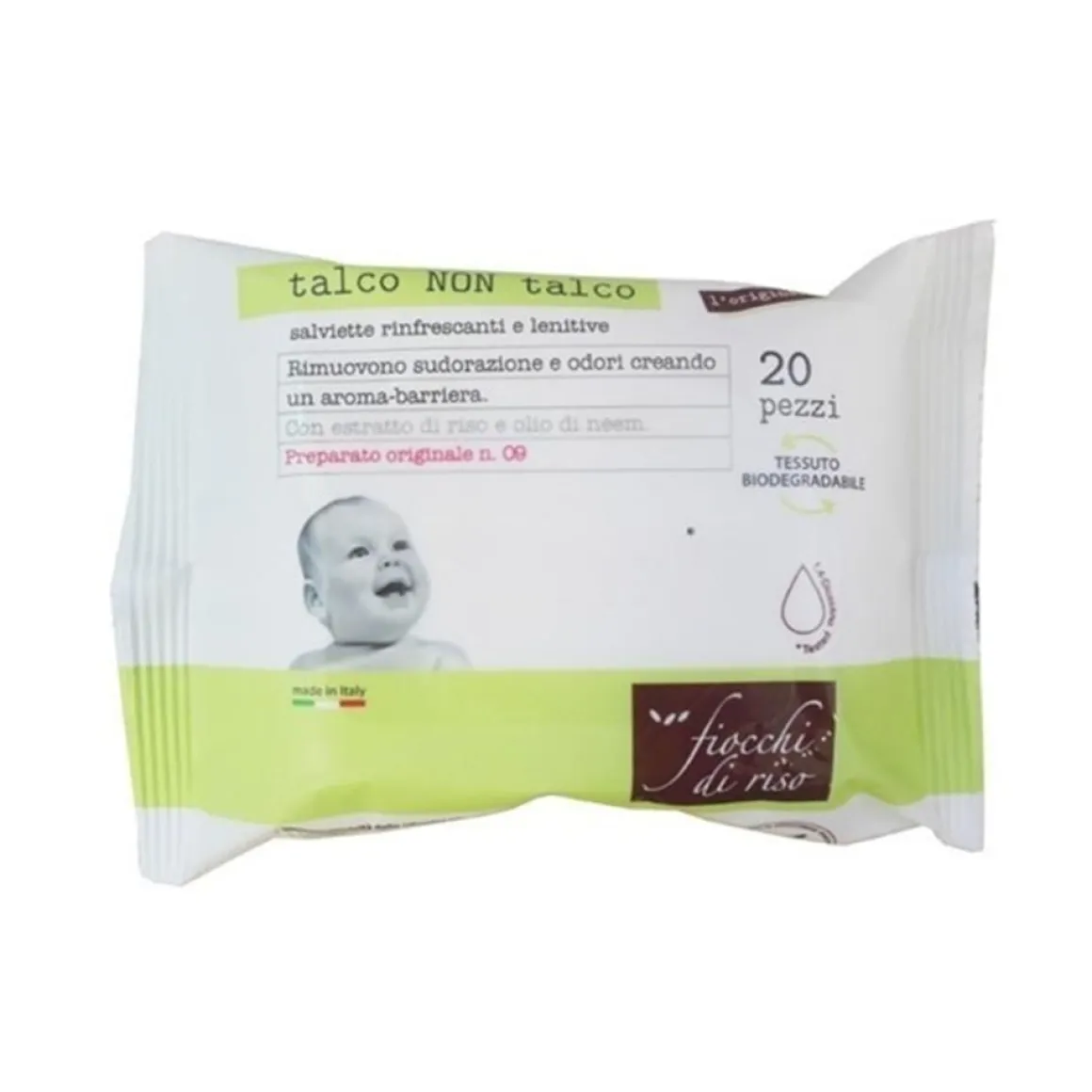Salviette talco non talco