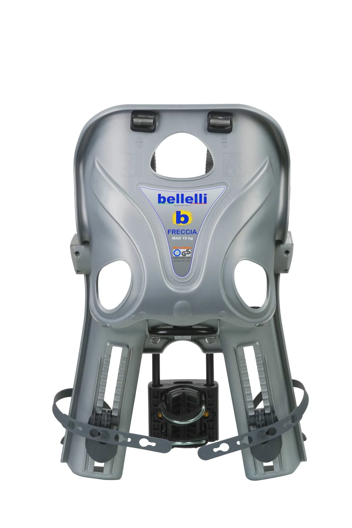Seggiolino bici anteriore freccia b-fix silver luxe