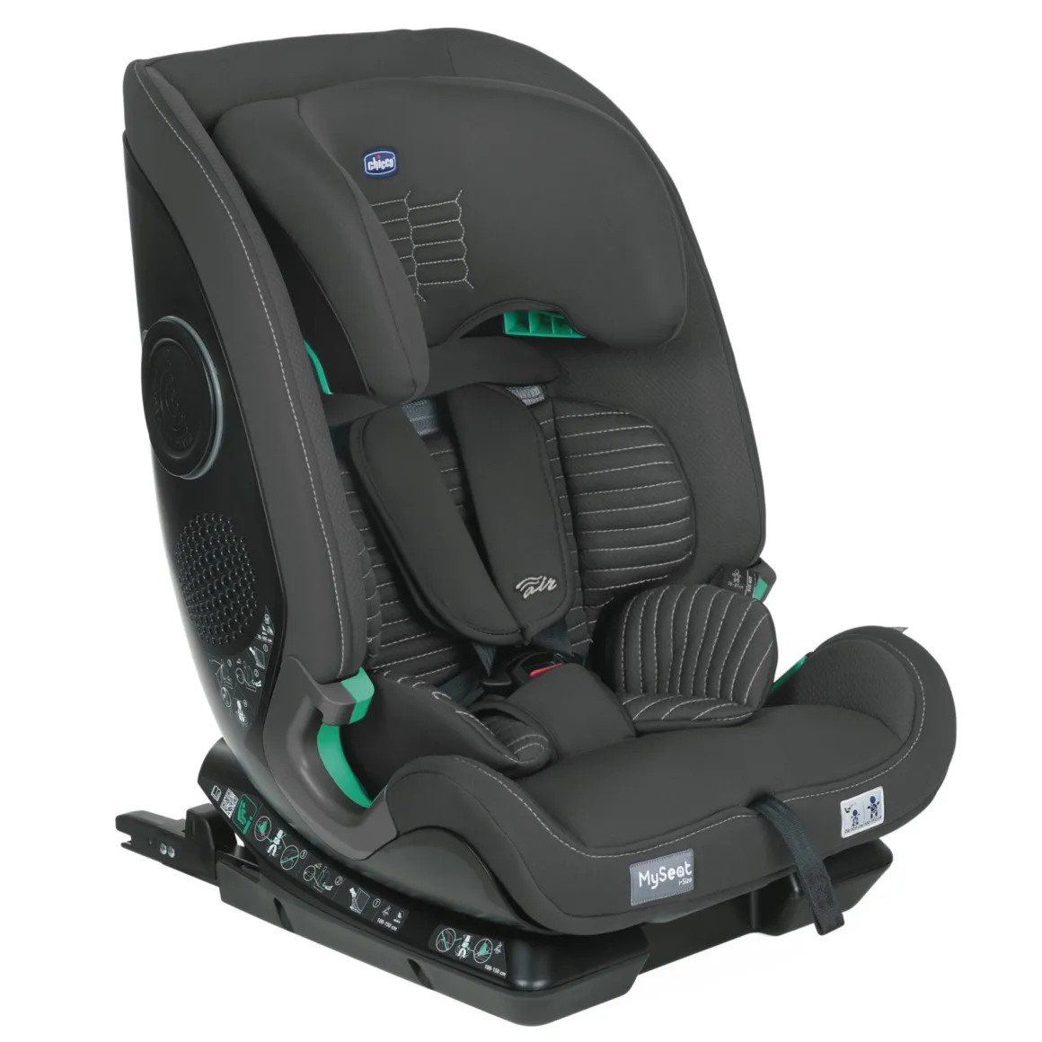 Seggiolino my seat i-size air graphite (76-150 cm) – chicco