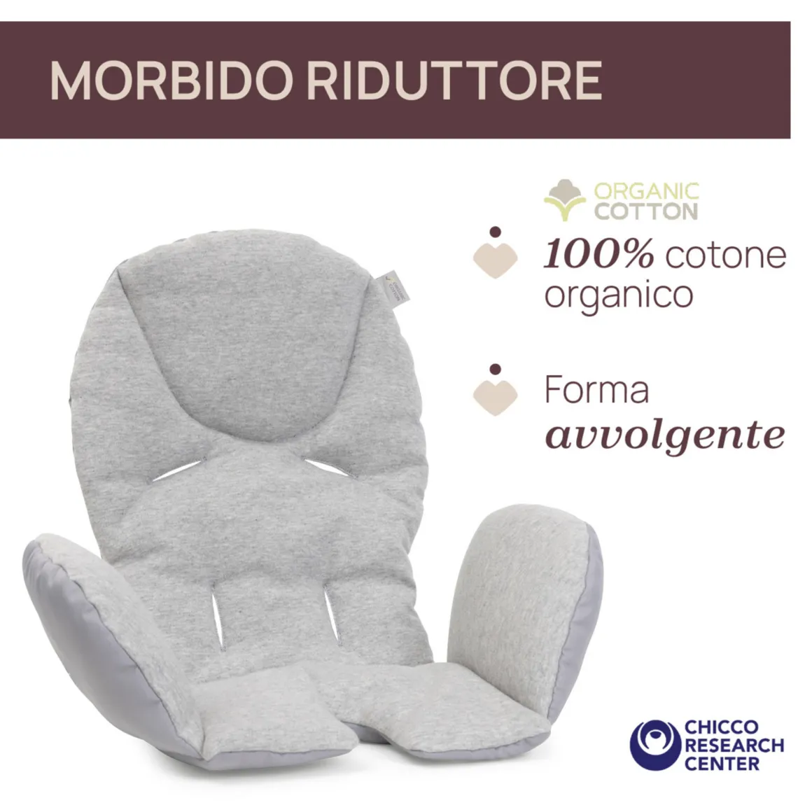 Seggiolone polly armonia steel- chicco