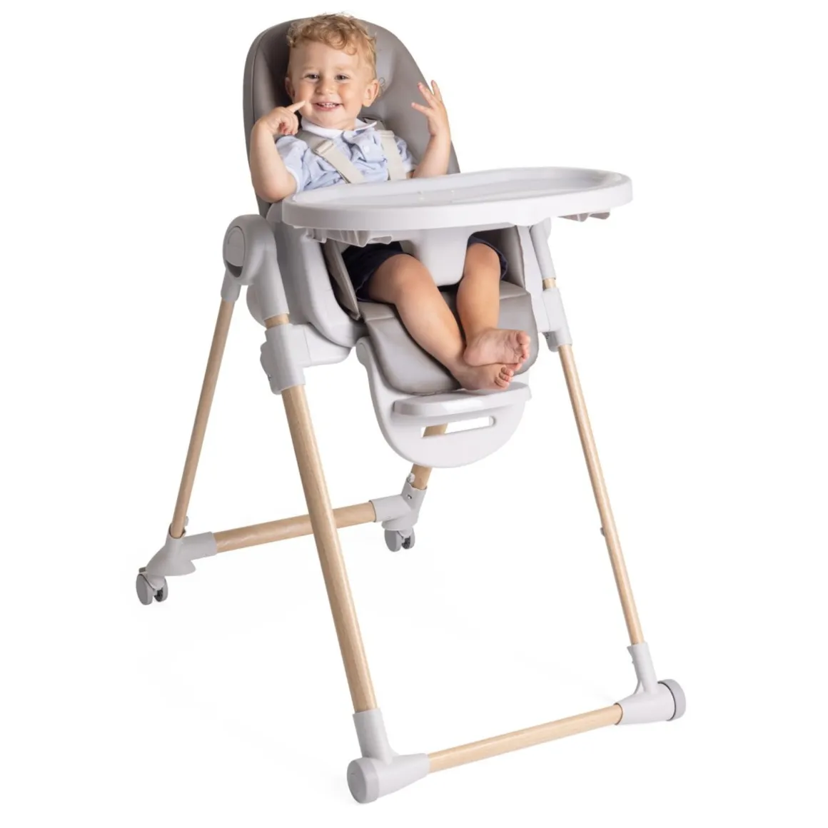 Seggiolone polly armonia steel- chicco