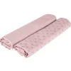 Set 2 pcs tenda mussola 120×120 pink – roba