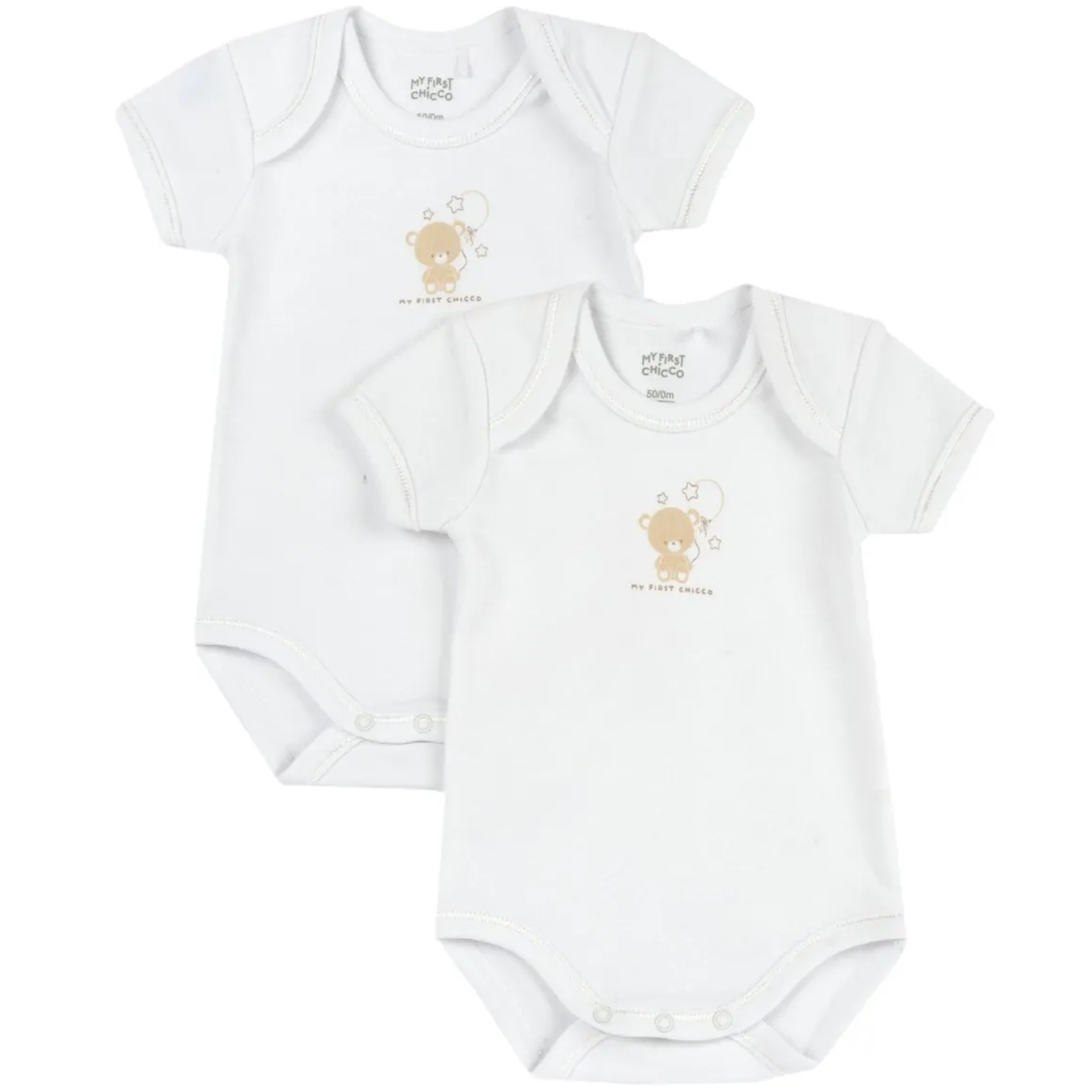 Set body intimo manica corta e orsetti – chicco