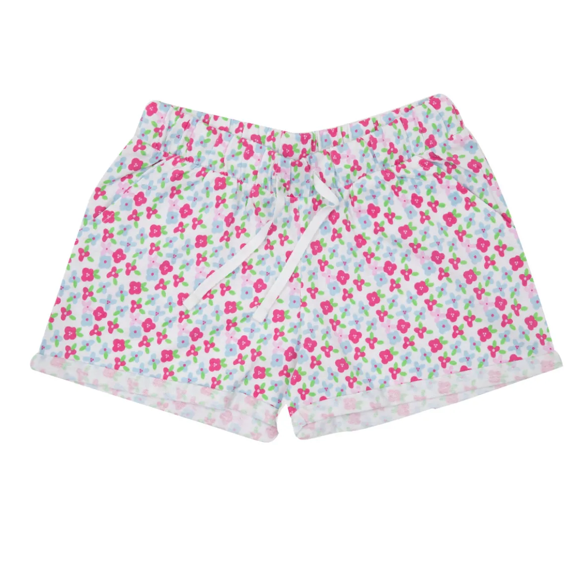 Shorts bimba multicolor stampa fiori