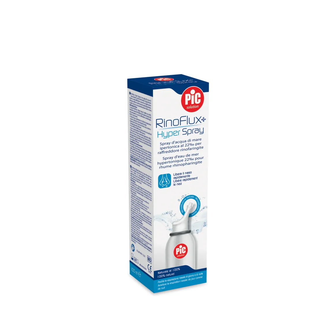 Spray nasale ipertonico rinoflux+ hyper spray 100 ml – pic